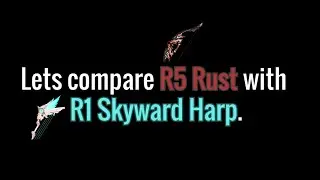 Yoimiya Weapon comparison | Rust R5 vs Skyward Harp R1 (You'll be surprised)