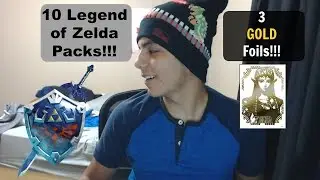 Unboxing 10 EnterPlay Legend of Zelda Trading Cards! (RARE GOLD FOILS!!!)