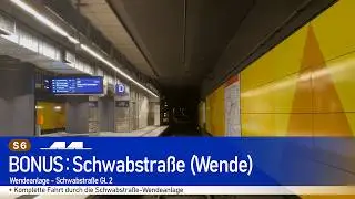 Cab Ride S6 Stuttgart Schwabstra&szlig;e-Wendeanlage | DB S-Bahn Class 423 | 4K HDR 60fps