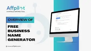 Free Business Name Generator | Affpilot | AI Article Writing Tool