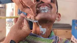 Fast Beard shaving young men tutorial chacho barber shop