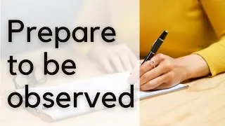 Prepare to be observed for your teacher evaluation checklist