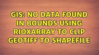 GIS: No data found in bounds using rioxarray to clip GeoTiff to shapefile