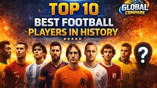 Top 10 Best Football Players in History ⚽🐐