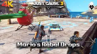 Just Cause 3 (2015) &ndash; Mission #3: Mario&rsquo;s Rebel Drops | Full Gameplay Walkthrough | 4K |