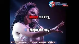 karaoke adios amor con coros   daniela dancourt