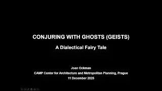Joan Ockman: From Political Economy to Political Ecology in Architecture Today