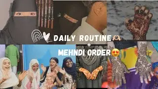 Inaya ki mummy or dadi ko lagayi aaj mehndi🥰❤️ ||daily routine or mehndi vlogs|| 