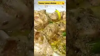 Yummy Lemon Chicken 😋 #shorts #chicken #lemon #recipes