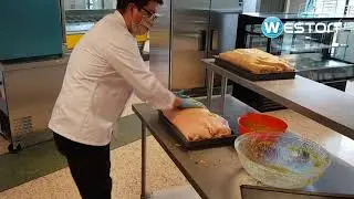 Preparación de lechona en horno combi - Giorik
