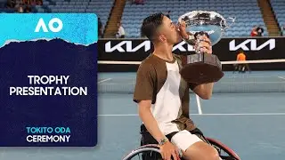 Men's Wheelchair Singles Trophy Ceremony | Martin De la Puente v Tokito Oda | Australian Open 2026