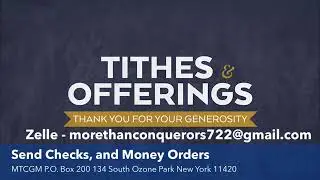 MTCGM SUNDAY MORNING WORSHIP SERVICE || || BISHOP PETER