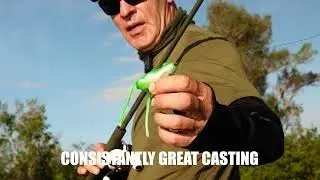 Tough Frog, walks, skips, weedless, floats, never fills up with water.