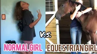 Equestrian Girl v.s. Normal Girl- Morning routine (Funny 😂) | Poco The Pony