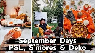 September Days: PSL-Sirup, S’mores, DIY-Wollkürbisse & Deko // Weekly Vlog 58 | Sabrina Sterntal