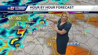 Rain chance Sunday in North Carolina, Monday tornado risk, March 29 update