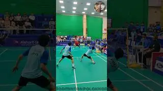 Japanese Doubles Footwork and Rotations 🤯🤯🔥🔥 #badminton #badmintonhighlights #shorts