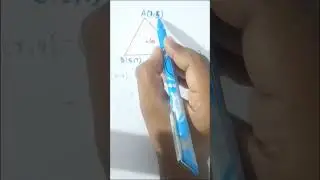 tribhuj ka kendrak kaise nikale,how to find centroid of a triangle