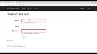 custom validation in mvc with data annotation in hindi   | server side validation  in mvc | Part-5.3
