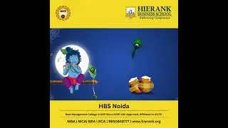 🎉✨ Celebrating Janmashtami at [Hierank business school] #bestmanagementcollege