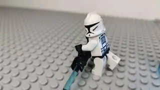 Shooting test Z-6 Rotary Cannon ( Lego star wars Stop motion )