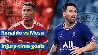 Ronaldo vs Messi | Injury-time goals | Soccer News, football news, Messi, neymar, ronaldo, psg