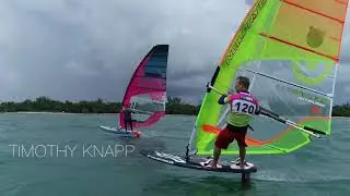 Miami Windsurf Foiling through a storm! Windsurfing legends