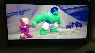 Nathan and Matty plays lego marvel super heroes level 1