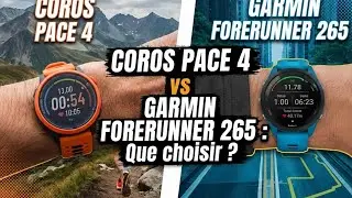 Coros pace 4 vs Garmin Forerunner 265 : Que choisir ?