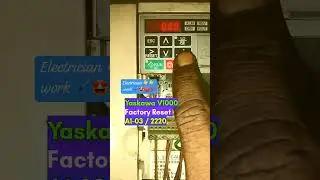 How to factory reset setting yaskawa V1000 / Factory reset kaise karte hai / yaskawa v1000 #yaskawa