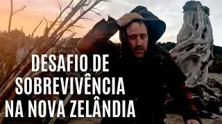 Desafio de sobrevivência na Nova Zelândia: só com uma faca, botas e suéter de lã