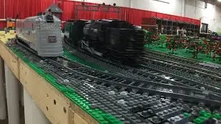 Lego  PENNLUG trains at Philly BrickFest 2017 - HD