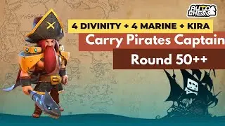 4 Divinity + 4 Marine + 6 Warior | auto chess round 50 bertemu Roshan | meta baru auto chess | s22