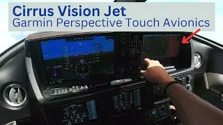 In-Flight Video Cirrus SF50 Vision Jet Garmin Perspective Touch Avionics (4k Video)
