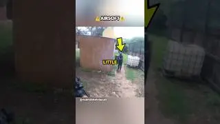 This Kid Shot his Teammate in Airsoft. 🤯💀 #shorts