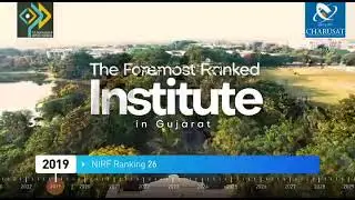 P D Patel Institute of Applied Sciences (PDPIAS) l NIRF Ranking - 22nd in Nation l CHARUSAT, Gujarat