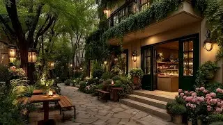 Secret Garden Caf&eacute; With Nature Therapy | Tranquility Morning Jazz to Working, Reading, Study