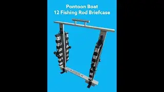 Pontoon Boat 6 & 12 Fishing Rod Briefcase