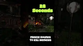 28 seconds using Freeze Rounds vs Nemesis  #residentevil