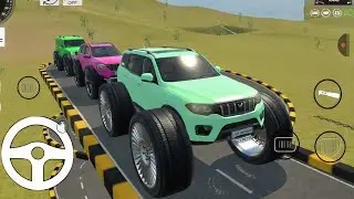 Drive  Red Thar and Unloading Stone Thar in Game 🔥#thar #fortuner Part-564