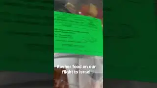 Kosher food on our British airways flight to Israel