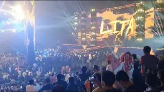 Lita LIVE entrance WWE Elimination Chamber 2022