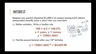 6.4 Exponential Growth and Decay (Part 2)