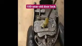 100-year-old door lock #old #lock