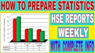 How To Prepare HSE Weekly Reports || HSE Weekly Statistics || Safety Reports