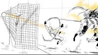 Bachira's bee shot goal                                         ( Blue lock Fan animation 160-161 )