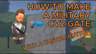 How to make a Military CV2 Gate (CUSTOM BUTTON) (Intermediate Guide)
