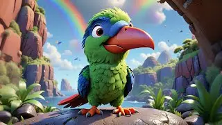 Four Pirate Parrots Search for Gold | Adventure Song for Kids | Nursery Rhymes and Learning Songs