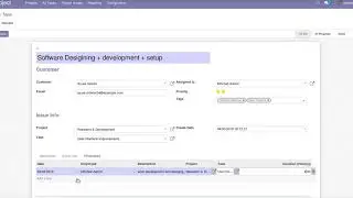 How to Manage Customer Project Issue Tracking | Odoo Apps Features #odoo #project #isuue
