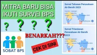 Sensus BPS || Survei BPS || Mitra Baru Bisa Bergabung Survei BPS ? || Sensus Pertanian 2023